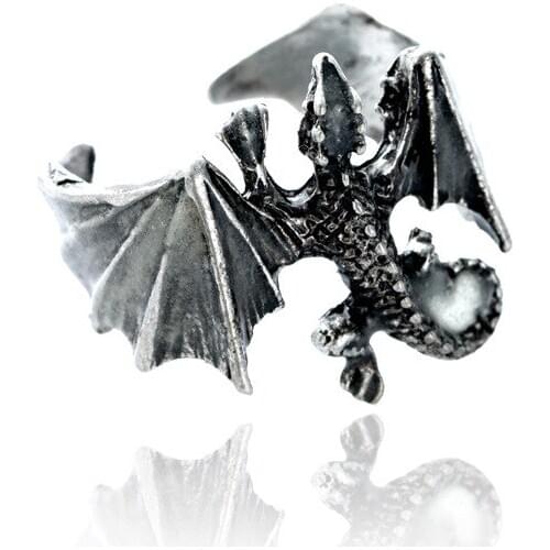 Wollet 2020 Jewelry Retro Personality men Ring Fashion Adjustable Luminous Lizard Ring Accessories Christmas Halloween Gifts