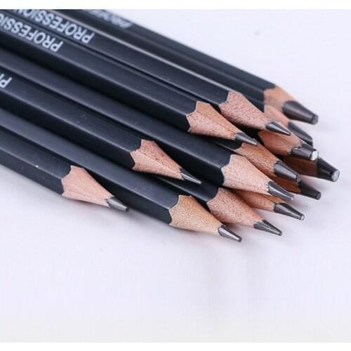14 Pcs/set Professional Sketch Drawing Pencil Set HB 2B 6H 4H 2H 3B 4B 5B 6B 10B 12B 1B Painting Pencils Stationery Supplies