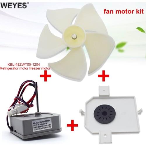 Genuine For TCL refrigerator fan motor Suitable for KBL-48ZWT05-1204 CW W29-11 3059900028 1204B DC12V 4W 1450r/min