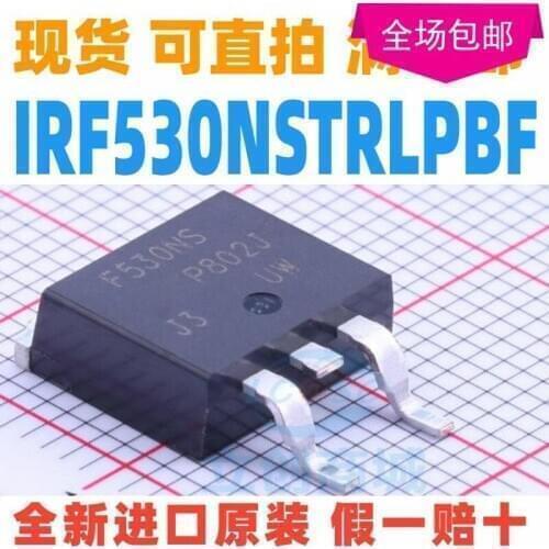 New 10pcs/lot IRF530NSTRLPBF IRF530NS F530NS TO-263