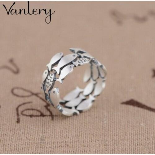 New Fashion Gothic Fish Rings For Women Wedding Rings Fashion Jewelry Ladies Accessories Boho Jewelry 2021