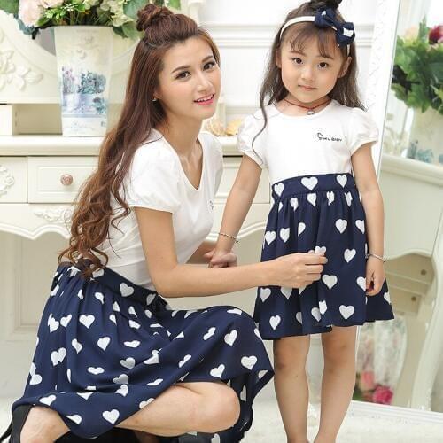 Family matching mother daughter mommy and me clothes family look girls fashion clothing women summer beach dress outfits 31