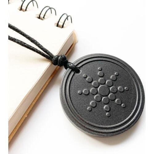 Energy Power Health Care Pendant Necklace Anti EMF Radiation Protection Necklace Rope Jewelry Round Wholesale Dropship