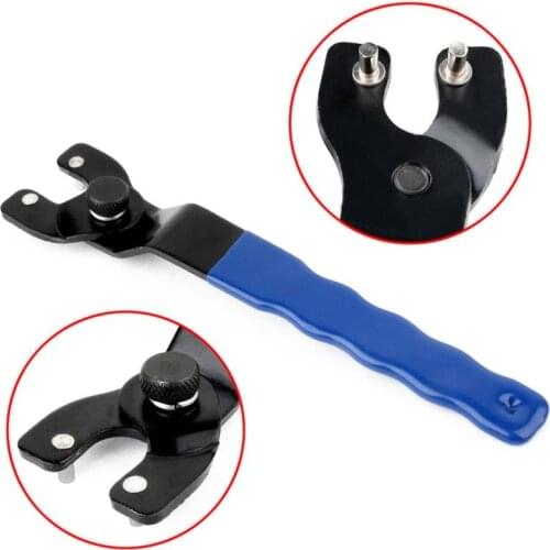 Free Shipping 8-50mm Adjustable Angle Grinder Key Pin Spanner Plastic Handle Pin Wrench Spanner Home Wrenches Repair Tool