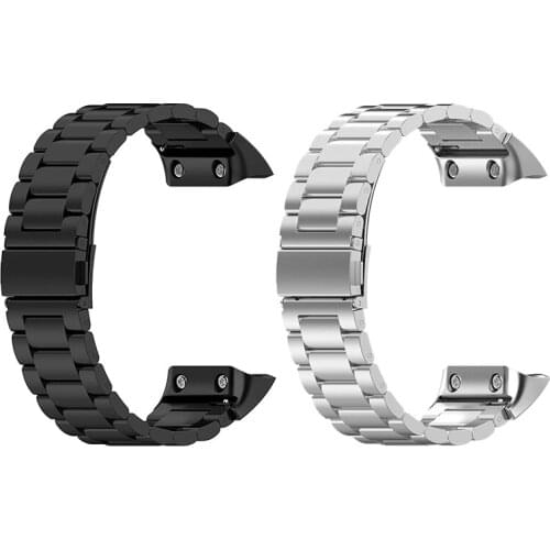 For Garmin Forerunner 35/30 20MM Steel Watch Strap Replacement Watch Band Strap Stainless Steel Watch Strap