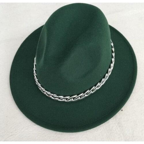 Fedora hat women Wide Brim Gradient color designed panama vintage artificial jazz cap Black Derby panama caps women winter hats