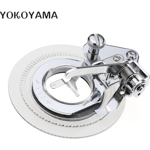 YOKOYAMA Sewing Parts Home Disc Compass Round Pressure Foot For SINGER Brothers JUKI Butterfly Embroidery Pressure Foot