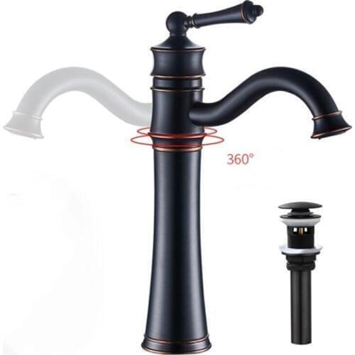 Bathroom Basin Faucet ORB Finished Sink Mixer solid copper North Europe style Tap Sink Taps Basin Faucet