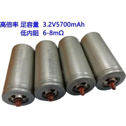 10PCS 32650 screw head 5000MAH lithium iron phosphate power lithium battery 3.2V5000mah pointed