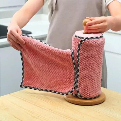 10 PCS The Fabric Does Not Stick To Oil Does Not Pull Out Hair and Absorbs Water Kitchen Hand Dish Table Towels and Dishcloths