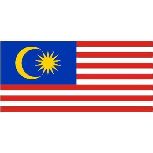 100pcs/lot free shipping 2016 The Malaysia Flag Polyester Flag 60*120 CM High Quality Hanging and Flying