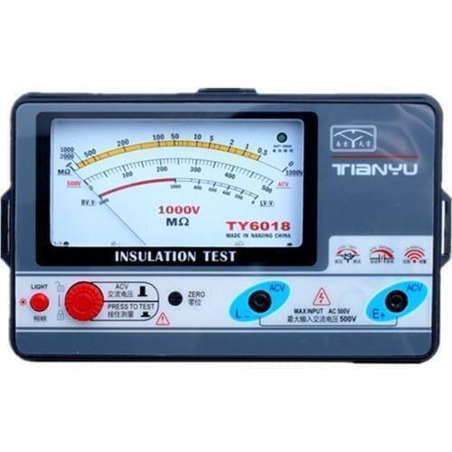 1000V insulation resistance meter,analog INSULATION TESTER, 0.5-2000M