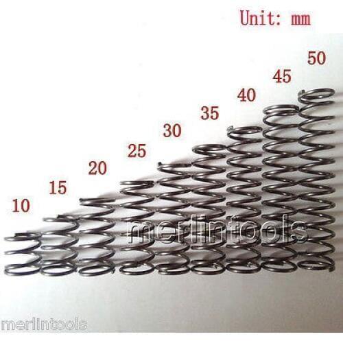 168 pcs Wire dia 0.7-1.0mm 84 kinds of size Steel compression springs package