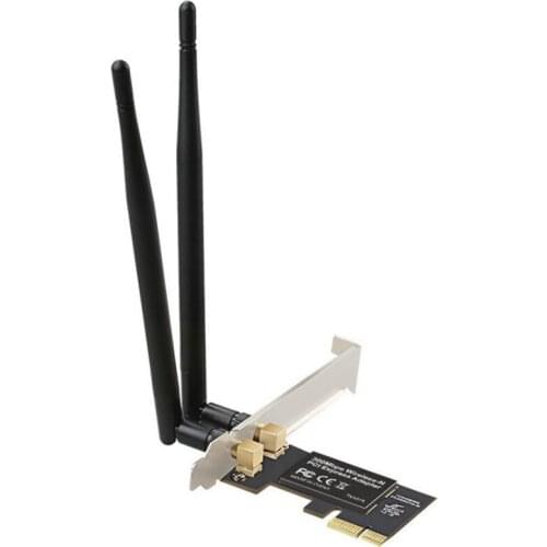 Wireless PCI-E Network Card 300M Dual Frequency Wifi Receiver Wifi Wireless Network Card for Desktop Built in Slot