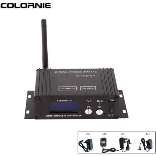 Wireless DMX Controller Professional Light Controller Wireless Transmitter Receiver 2in1 LCD Display Dmx Controller