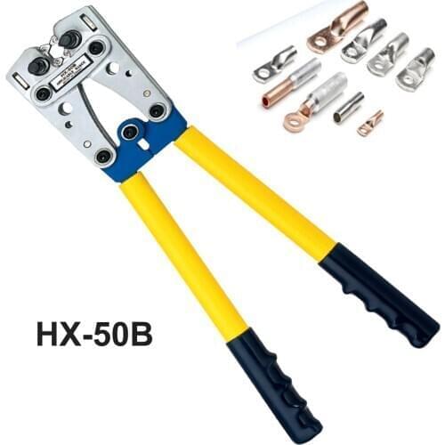 Big 6-50 mm²BS Standard YO type Copper Tube Terminals Crimping Tools electrician pliers alicates electricista