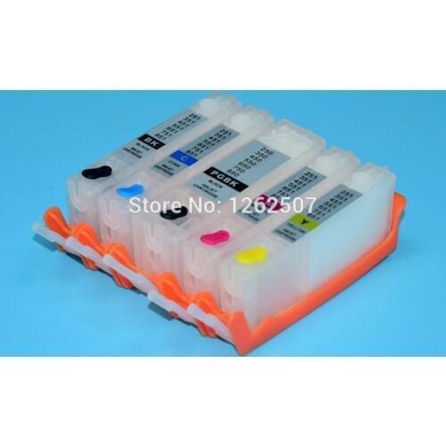 5Colors 450 451 PGI-450 CLI-451 Refill ink cartridge For Canon PIXMA MG5540 MG6440 iX6840 Cartridges For Canon PGI 450 CLI 451