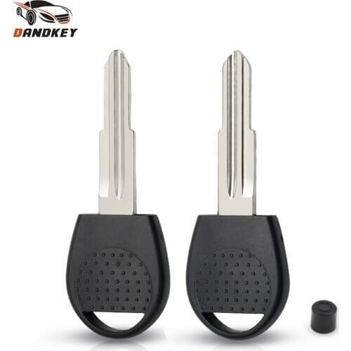 Dandkey 10pcs Replacement For Chevrolet AVEO Sail Lova Transponder Key Shell Auto Remote Blank Cover Car Uncut Key Case No Chip