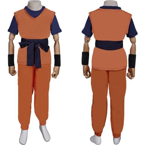Son Goku Cosplay Costume Outfits Halloween Carnival Suit