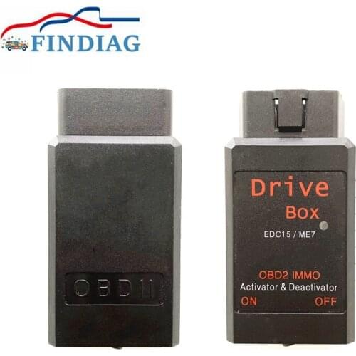 For VAG Drive Box OBD2 IMMO Deactivator & Activator for EDC15 (Diesel) and ME7 (Patrol) OBD 2 Car Scan for AUDI for Skoda