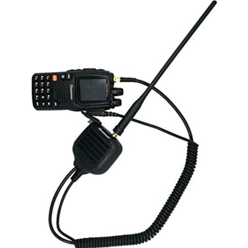 Authentic Genuine Wouxun With the antenna Hand Speaker Microphone for Two-Way Radios KG-UVD1P, KG-UV6D,KG-UV8D,KG-UV9D Plus