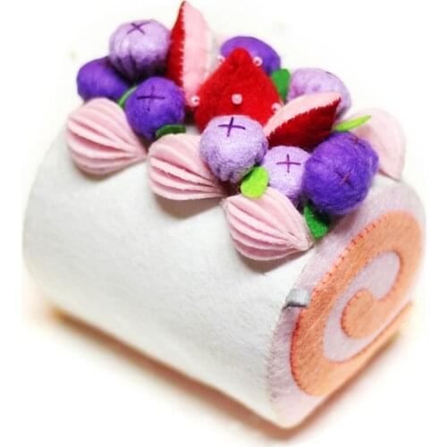 Felt Kits Cake Doll Making Arts Crafts Childrens Sewing Kit Fabric Felt Material DIY Package
