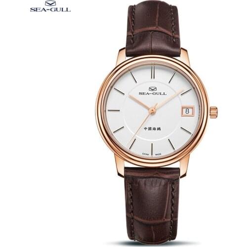 2021 New Seagull Watch Ladies Simple Business Belt Waterproof Womens Watch Automatic Mechanical Watch M201SGL