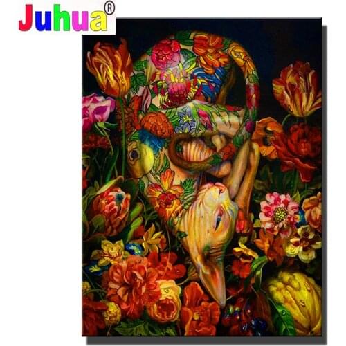 Full Square/Round Diamond Painting Cat Flower DIY Diamond Embroidery Sale Picture Diamond Mosaic Handmade Gift