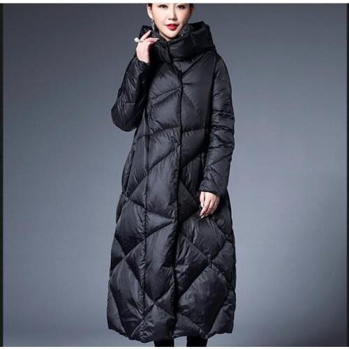 Bud Style Women Winter Down Coat Long Down Jackets Winter Women Down Coat