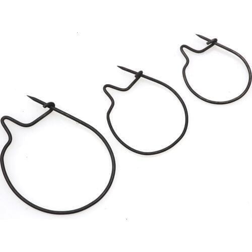 Rompin 20pcs Carp Fishing Hook Bait Sting Boilie Pin Spike Live Bait Lure Hooks Worm Hook Maggot Clip for Hair Ronnie Carp Rig