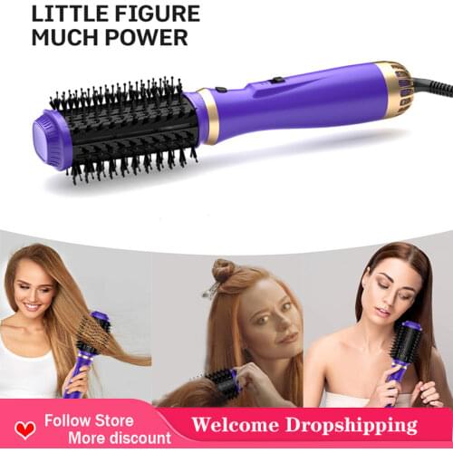 Hair Volume 2-in-1 Volumizing Brush Blow Dryer Hot Air Brush and Hair Dryer for Blow Drying Electric Ion Blow Dryer Brush