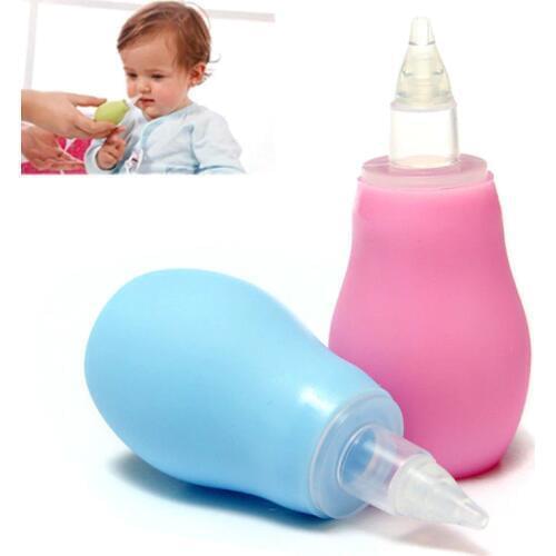 Silicone Newborn Baby Children Nose Aspirator Toddler Nose Cleaner Infant Snot Vacuum Sucker Soft Tip Cleaner Baby Care Products