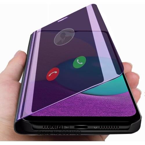 Sansung a02 case Smart mirror flip case for samsung galaxy a02 a 02 02a sm-a022f samsun a02 6.5‘’ magnetic stand cover coque