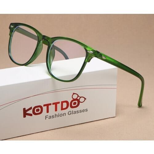 2020 Vintage Plastic Oval Women Eyeglasses Blue Light Glasses Frame Clear Spectacle Myopia Glasses Nerd Men Eyeglasses Frame