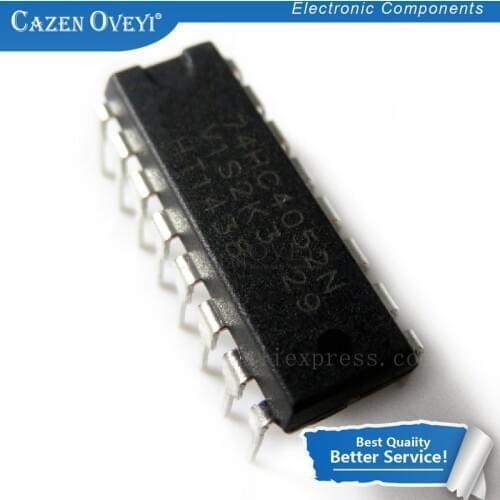 10pcs/lot SN74HC4052N 74HC4052N 74HC4052 DIP16 In Stock
