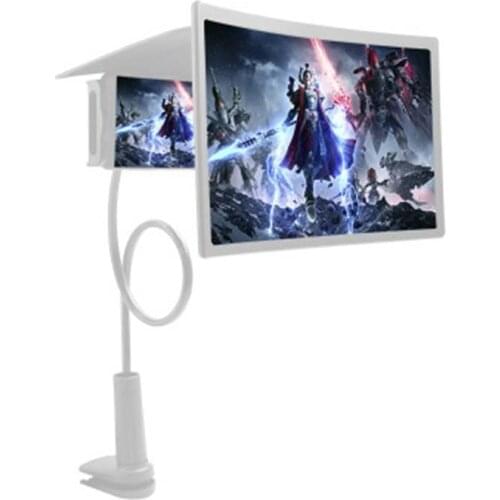 12 inch HD Video amplifier Flexible holder Enlarged Projector Screen Magnifier Stand Holder Compatible For Smartphone Stands