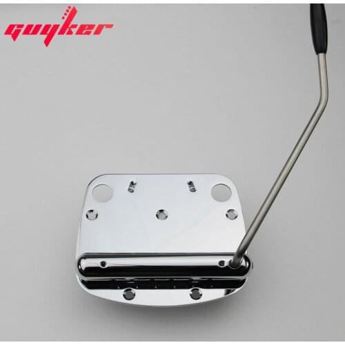 Chrome Fend Mustang guitar tremolo bridge
