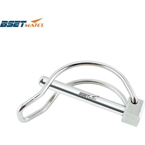 Stainless Steel 316 Quick Lock Release Trailer Towing Coupler Safety Pin Bicycle Stroller Cargo Boat stage leg Hitch Hook Clip