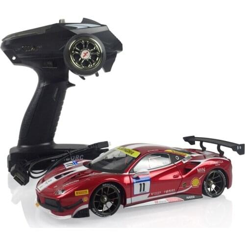1/28 MINI Q9 RTR 4WD RC Car Remote Control 6CH Metal Chassis Outdoor Toys For Boys Gift Ferrari 488 TH19500-SMT6
