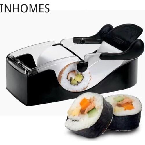 Creative DIY Sushi Maker Cutter Roller Magic Longevity Driver Sushi Roller Machine kitchen Rolo de sushi Tools Utensils