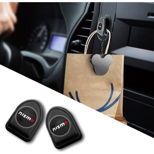 Mini Car Hooks Dashboard Self Adhesive Convenience Storage Hook for Nissan Nismo Tiida Teana Skyline X-Trail Qashqai Accessories