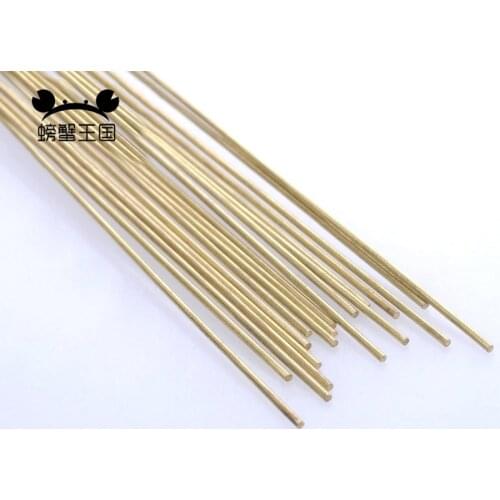 20PCS Brass Rod Drive Shaft 300mm Length Copper Transmission Axle Accessories for RC Boat/Car/Airplane Modle