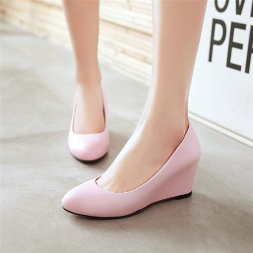 Fashion Womens Heels Wedges Shoes Heel Women Stiletto Party Wedding Black Pumps Woman High Heels Shoes White Big Size AE-01