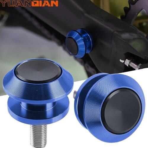 For YAMAHA XV750 VIRAGO XV 750 1988-1997 1996 1995 Motorcycle Swingarm Spools Slider 6MM Swingarm Stand Screws Slider Protector