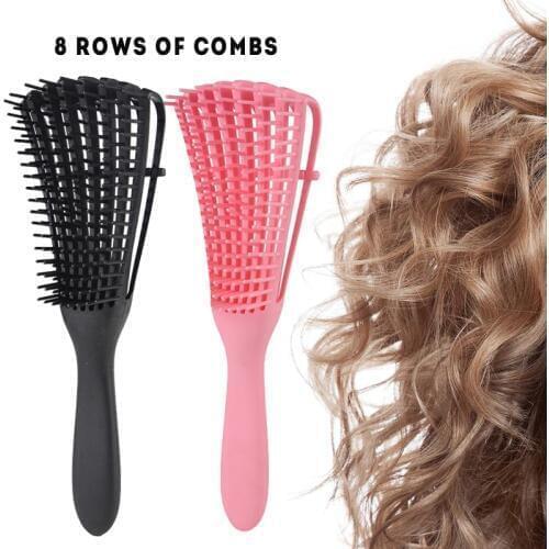 Detangling hair comb women brush for straight hair or curly barber accessories soft Massage head Multifunctional styling tools