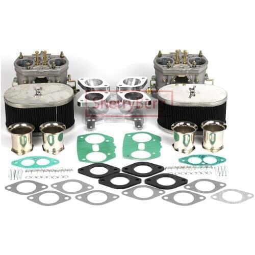 SherryBerg FAJS EMPI WEBER Carburettor Carb Conversion Kit 4 Barrel Holley Adaptor with Twin 48 IDF 48IDF Carby for FORD CHEVY
