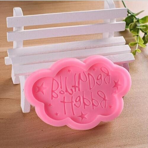 Sugarcraft 3D Cloud silicone mold fondant mold cake decorating tools chocolate gumpaste mold