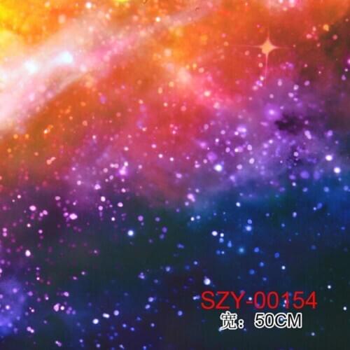 Vilaxh 0.5M*2M Starry sky hydrographic films Hydro Printing pattern water transfer film