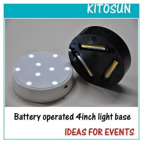 Magical E-lluminator/4inch light base with 9pcs white led