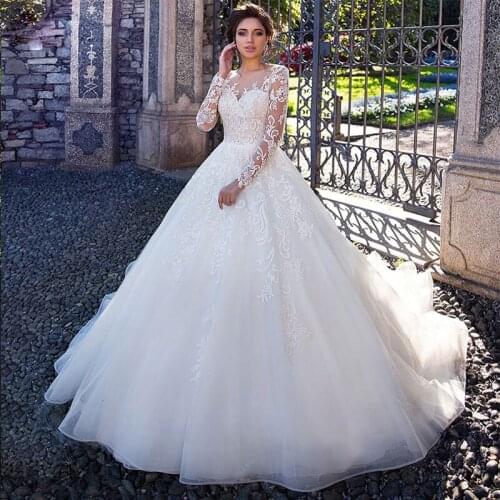 Wuzhiyi high quality wedding dress long marriage dress Empire cap sleeves vestido de noiva zipper bottom back organza dress 2019